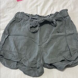 Green Women's Casual Shorts